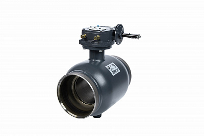 065N0166GR RJIP Premium Кран шаровой WW DN300 PN25 WG (приварной, с редуктором, С/П), Ридан